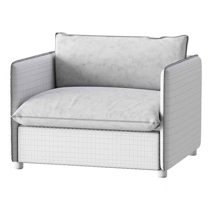 CORROY WHITE PERFORMANCE FABRIC CHAIR AND A HALF Image 17