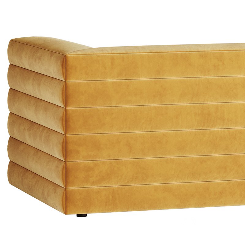 CAMEL VELVET SOFA Image 17
