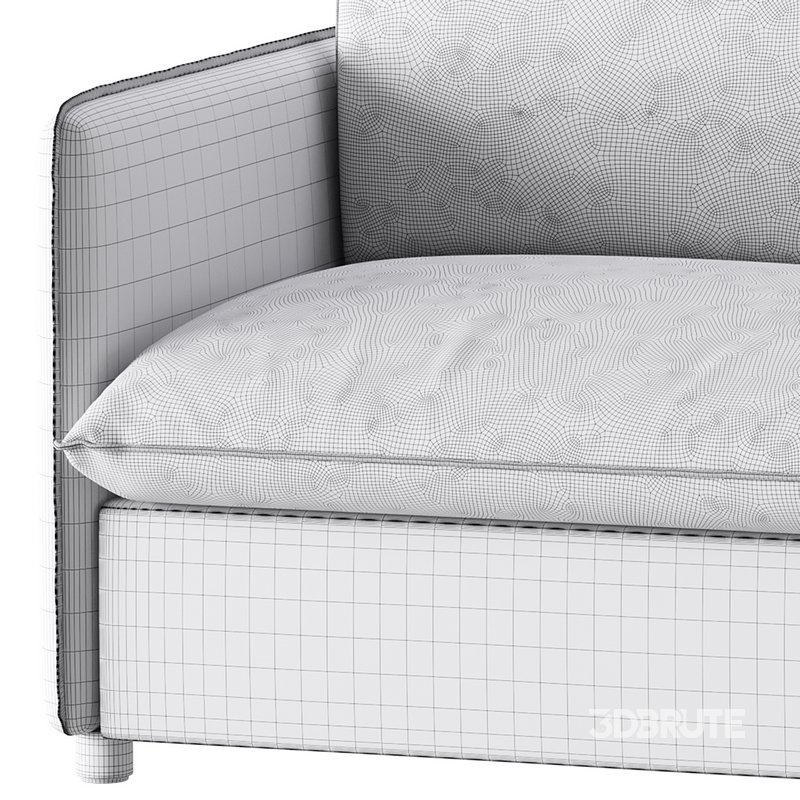 CORROY WHITE PERFORMANCE FABRIC CHAIR AND A HALF Image 18