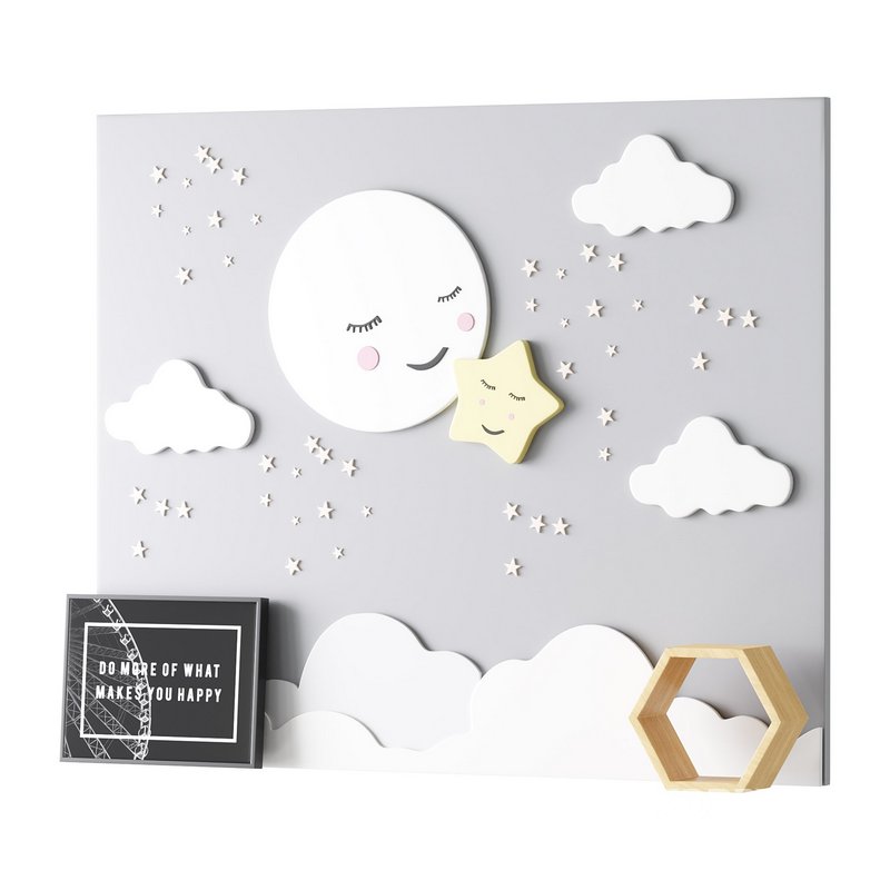 Decorative wall panel for children 02 Image 1