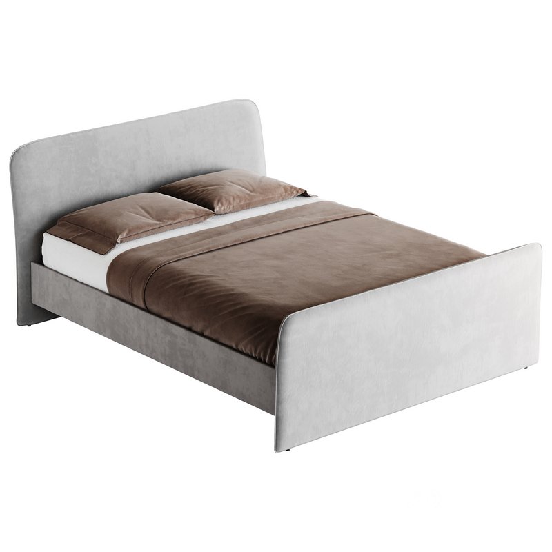 CAMERANO CREAM UPHOLSTERED QUEEN SLEIGH BED Image 18