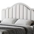 Blue Wood Upholstered Headboard Bed - Thumbnail 21