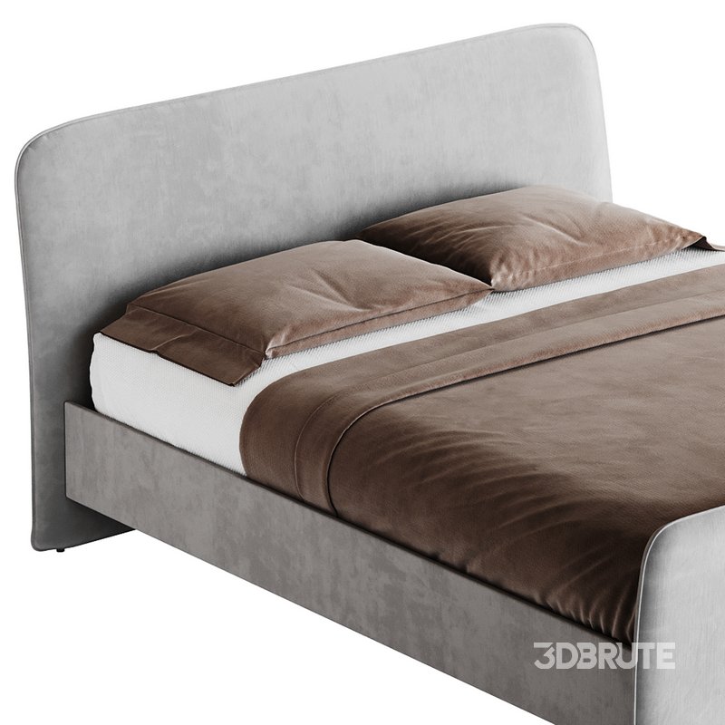 CAMERANO CREAM UPHOLSTERED QUEEN SLEIGH BED Image 19