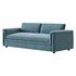 CEVA LIGHT BLUE PERFORMANCE VELVET SLEEPER SOFA - Thumbnail 2