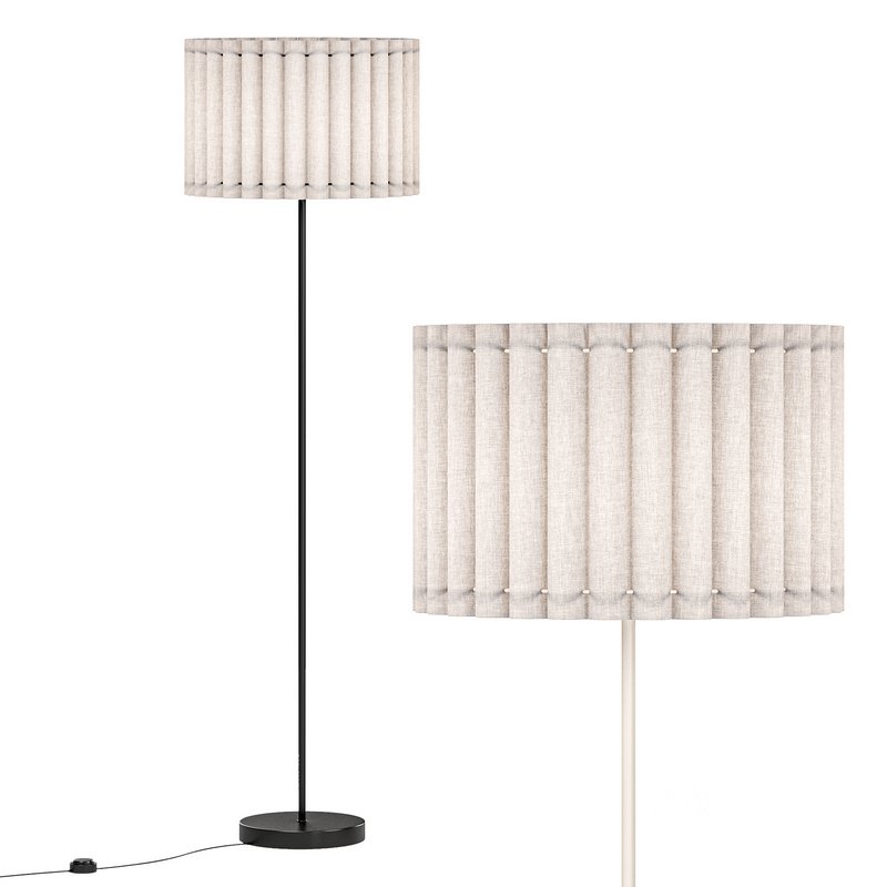 Vloerlamp Lucinavan linnen Image 3