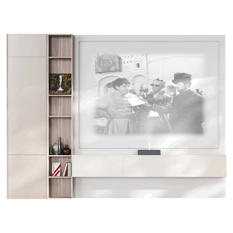 TV wall with Xiaomi laser projector Image 2