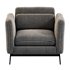 EDWARD Fabric armchair with armrests - Thumbnail 2