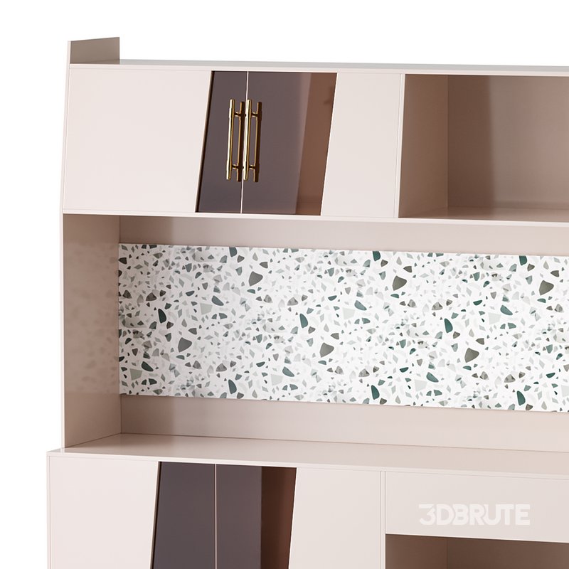 Cabinet with high shelves for the kitchen Image 2