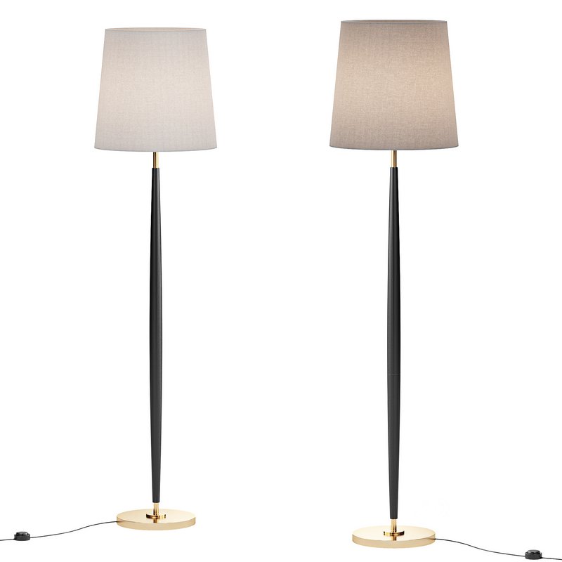 Beckett Leather Floor Lamp Image 2