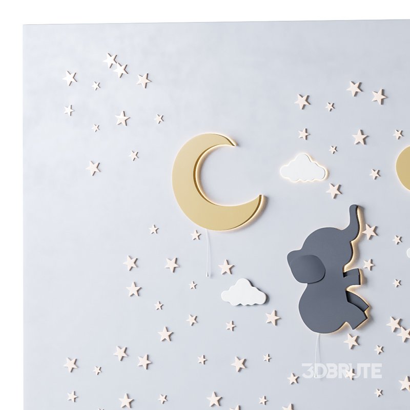 Decorative wall panel for children Image 2