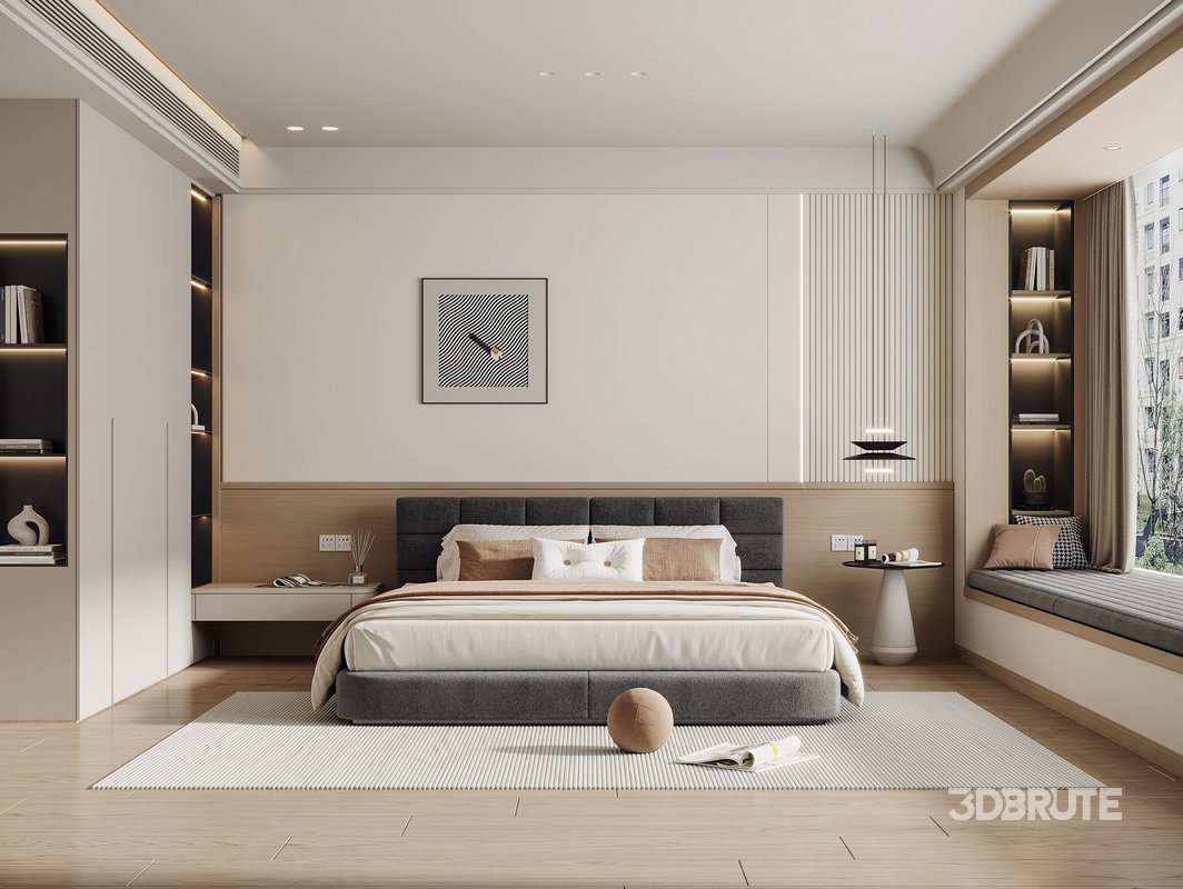 Modern bedroom Image 1
