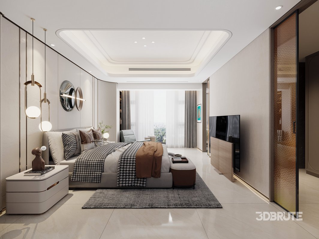 Modern bedroom Image 1