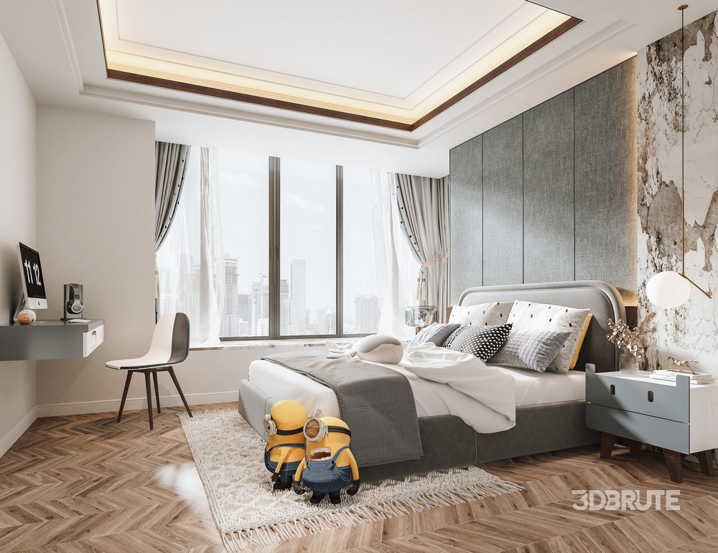 Modern bedroom Image 1