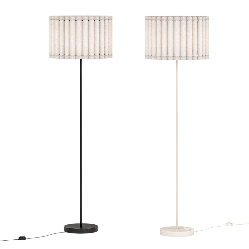 Vloerlamp Lucinavan linnen Image 2