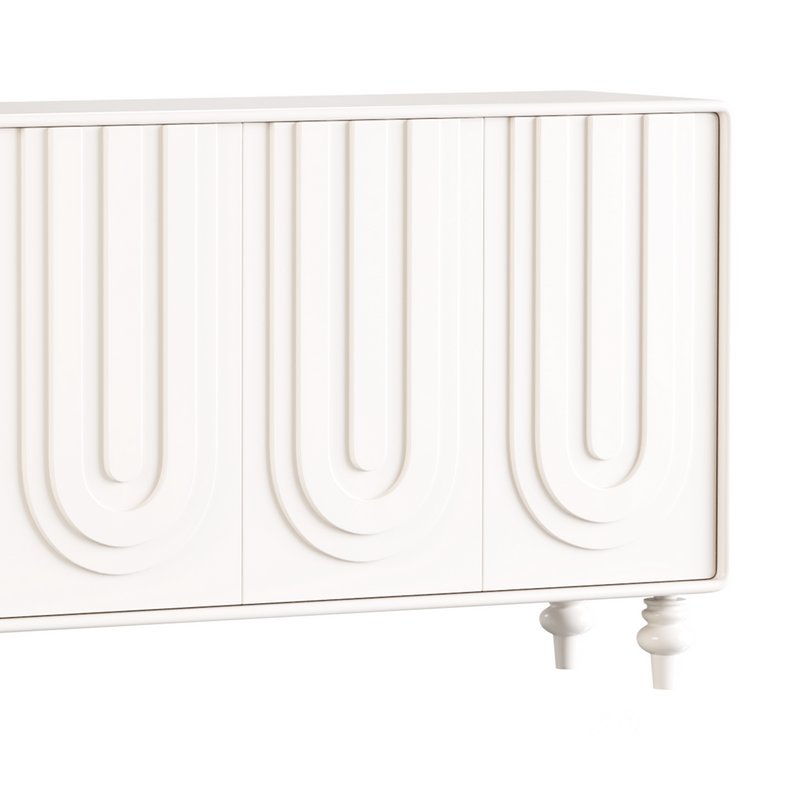 Cream style shoe cabinet Image 3