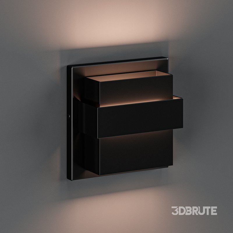 Atanasie Aluminum LED Flush Mounted Sconce Image 3