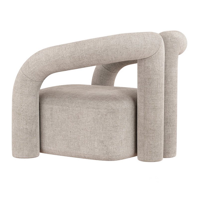 Nordic light lounge armchair Image 2