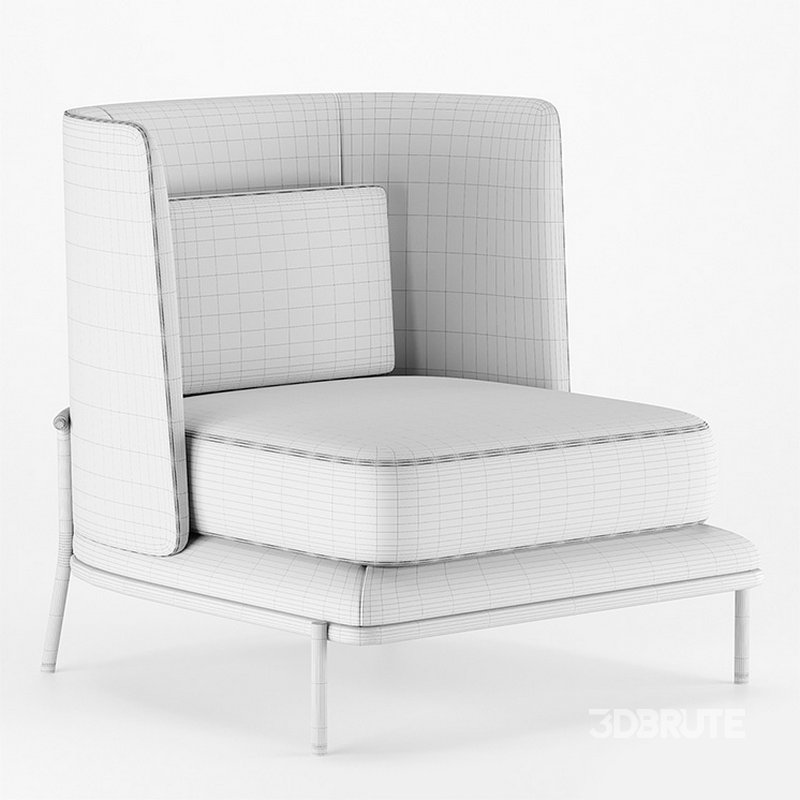 Gea armchair by Aster Image 5