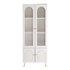 Cabinet Included White Closed Back Wooden Standard Bookcase 2 - Thumbnail 4