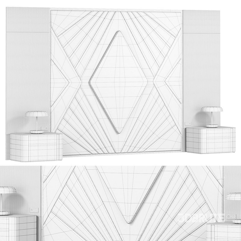 Wall Composition Bedroom 01 Image 2