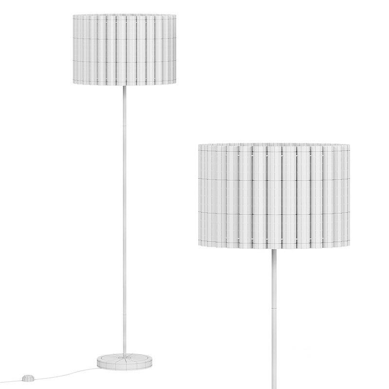 Vloerlamp Lucinavan linnen Image 4