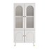 Cabinet Included White Closed Back Wooden Standard Bookcase - Thumbnail 4