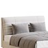 Beige Upholstered Modern Headboard - Thumbnail 5
