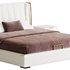 Beige Upholstered Wingback Modern bed I - Thumbnail 4