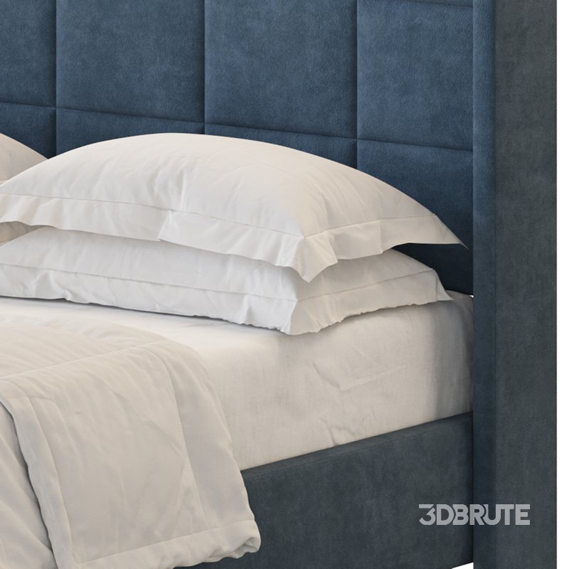 Padded adult double bed Image 5