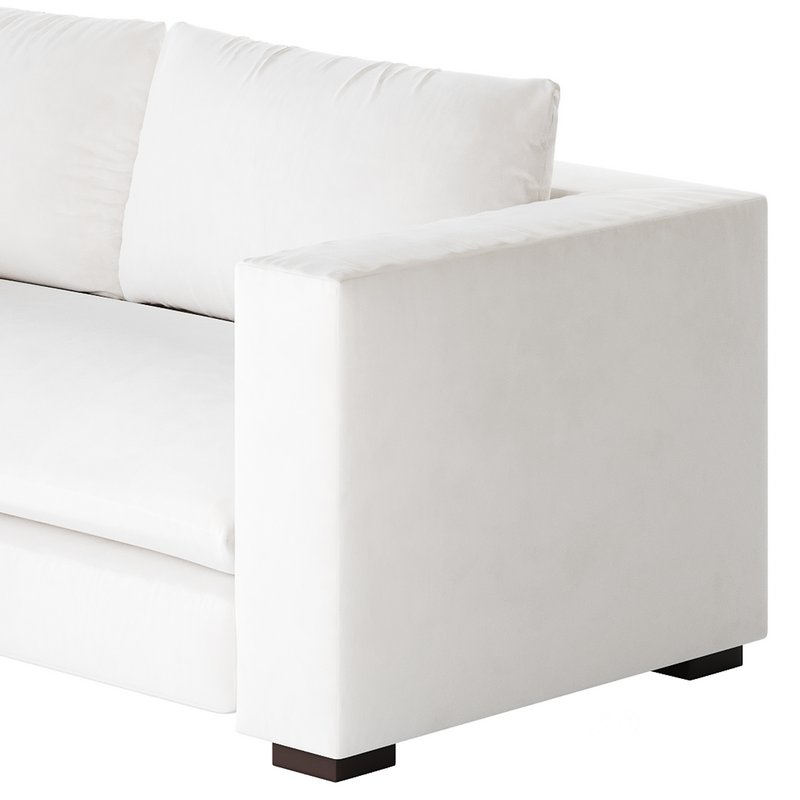 DESEO COPPER BROWN PERFORMANCE VELVET SOFA Image 5