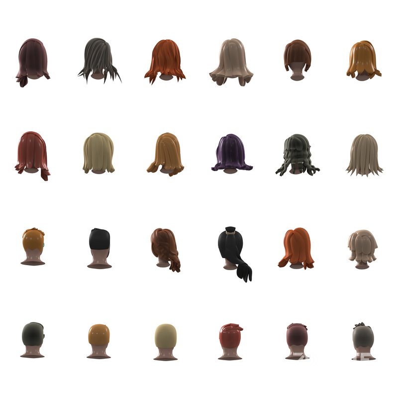 Base Haircuts All Style (Pack of 24) Image 5