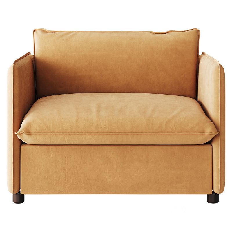 CORROY WHITE PERFORMANCE FABRIC CHAIR AND A HALF Image 5