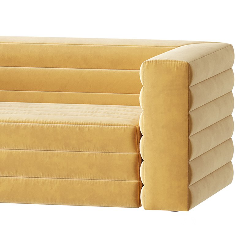 CAMEL VELVET SOFA Image 6