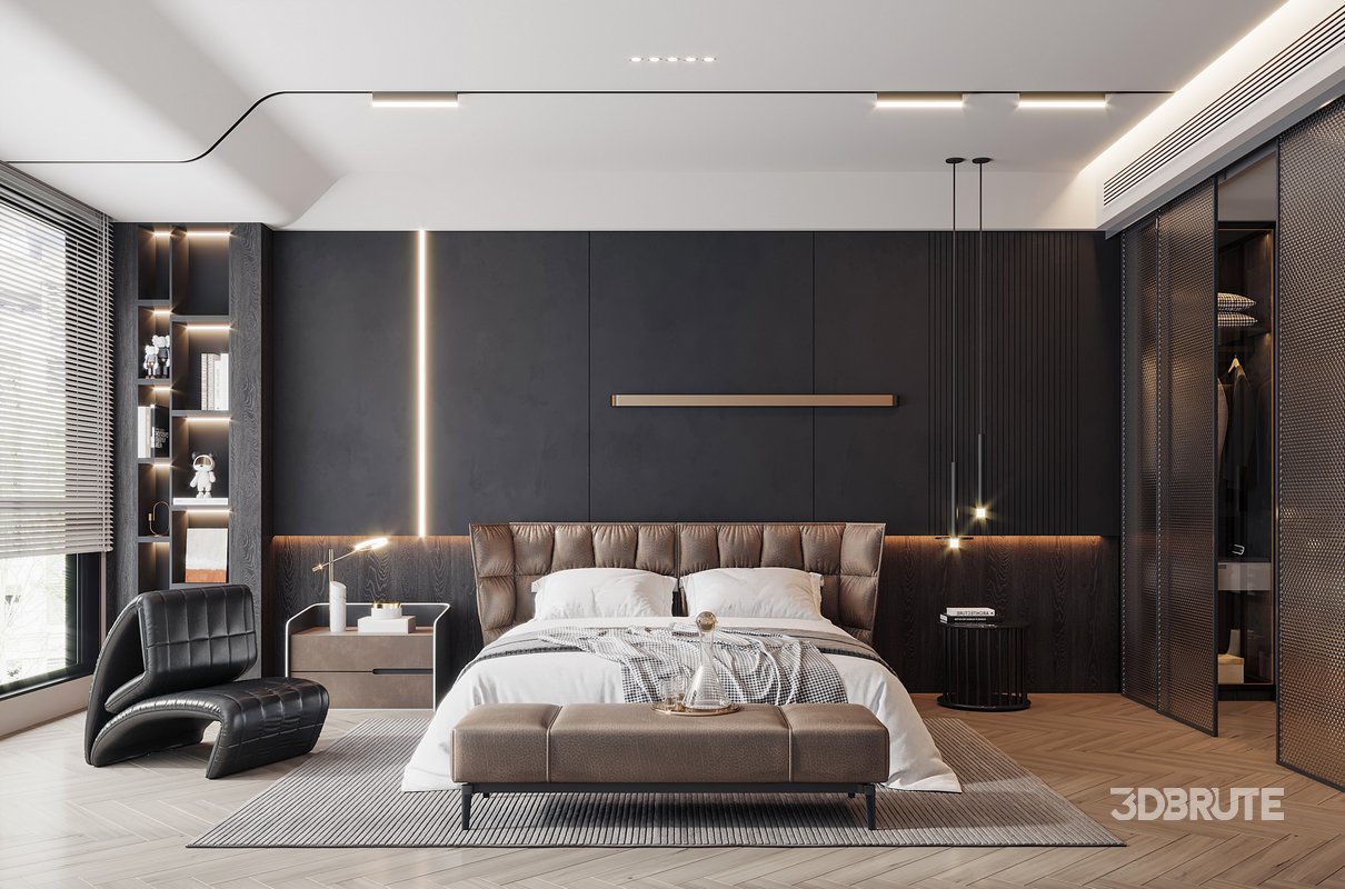 Modern bedroom Image 1