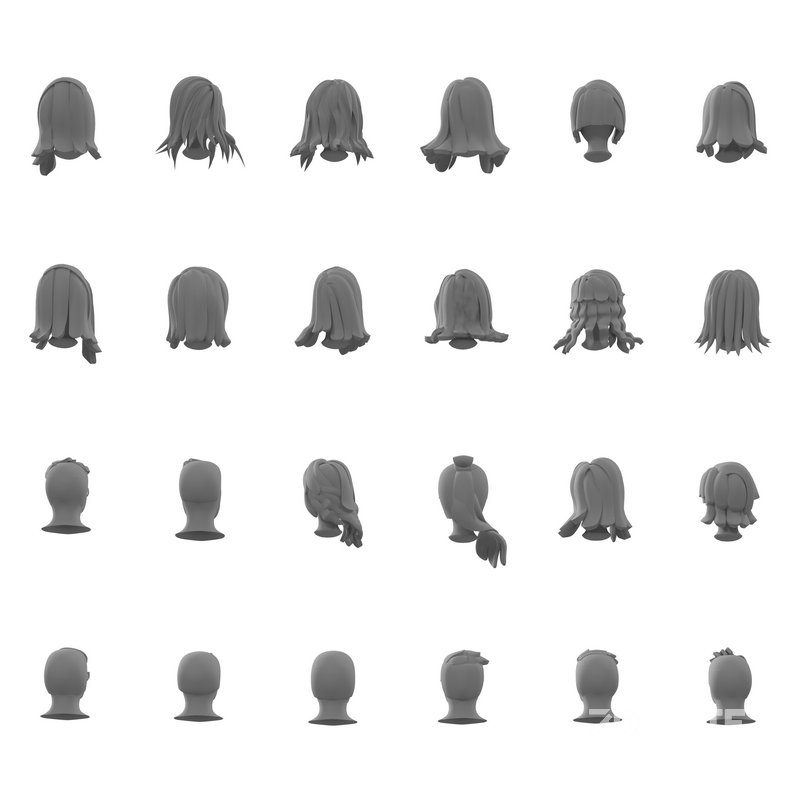 Base Haircuts All Style (Pack of 24) Image 4