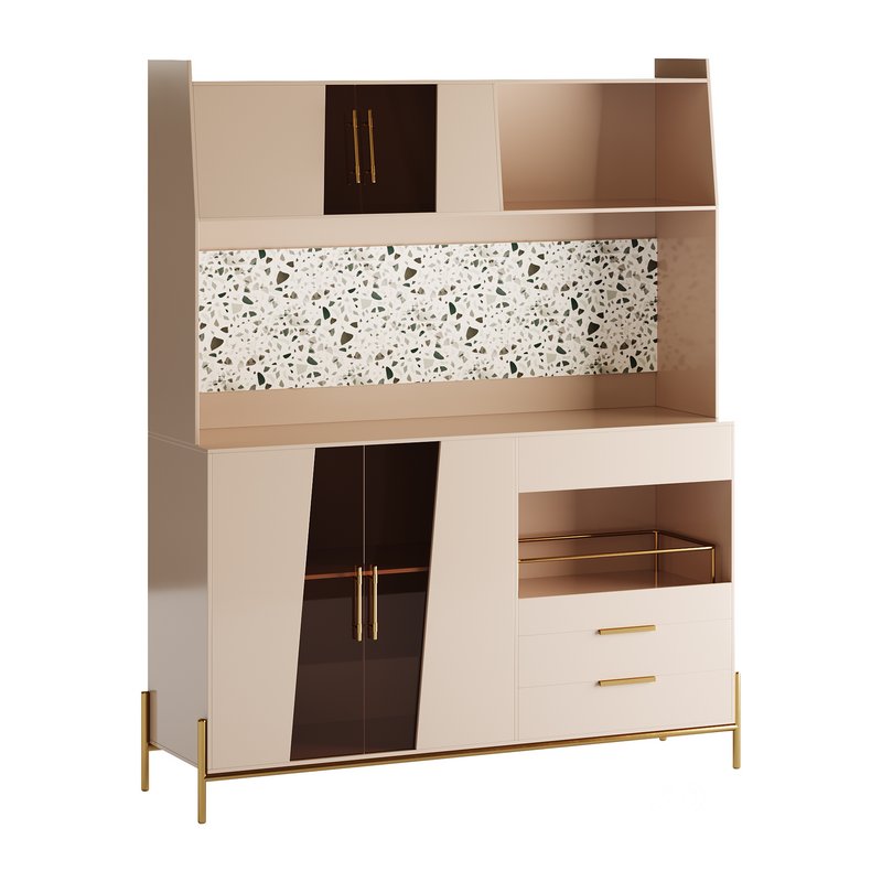 Cabinet with high shelves for the kitchen Image 7