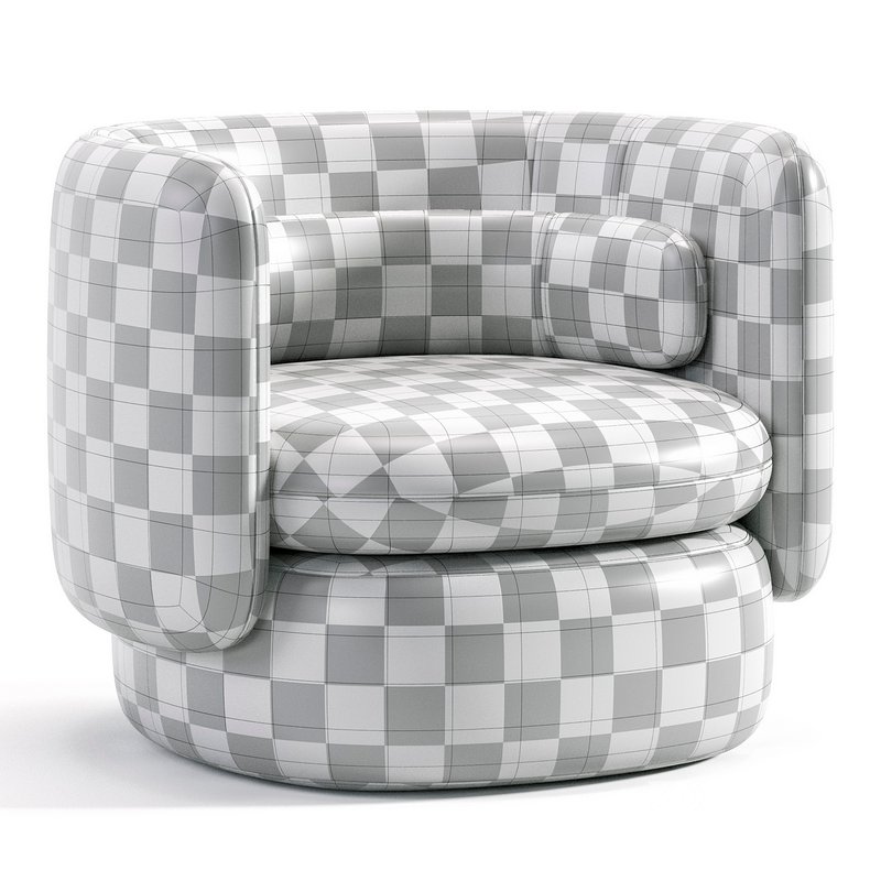 Aria 3 seater flannette armchair Image 6