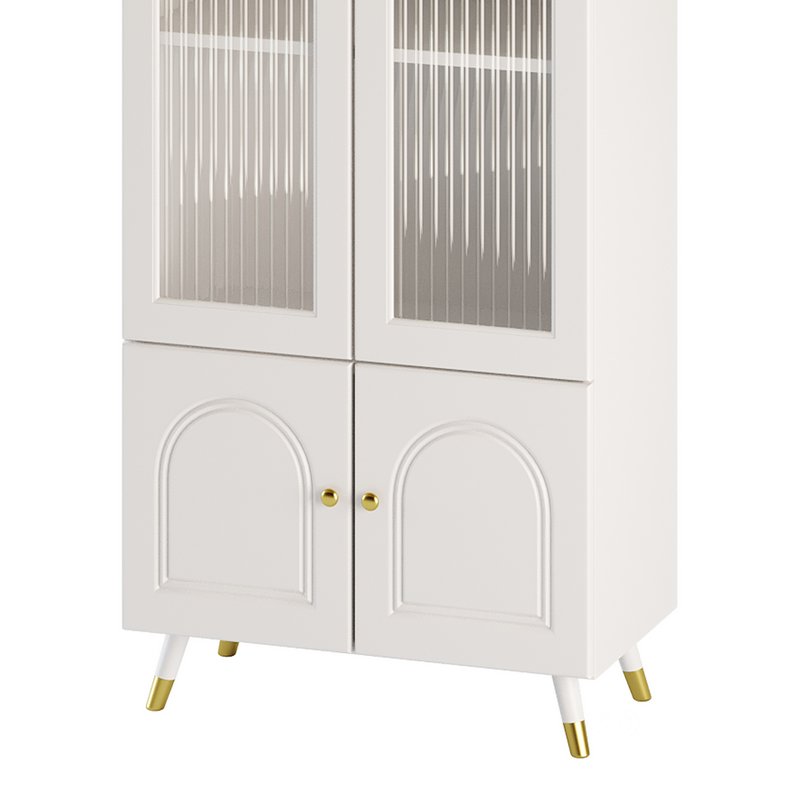 Cabinet Included White Closed Back Wooden Standard Bookcase 3 Image 7