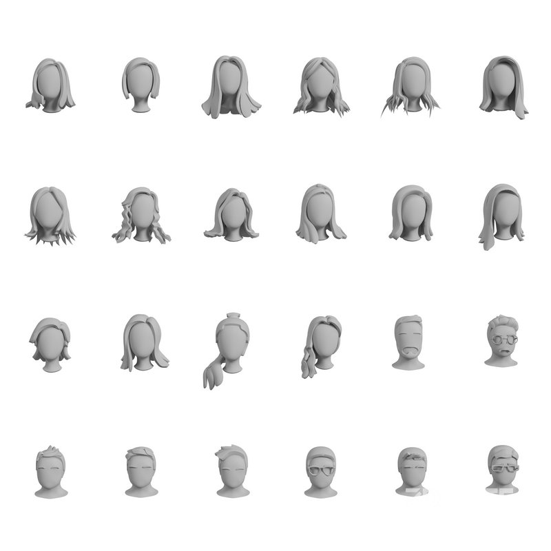 Base Haircuts All Style (Pack of 24) Image 6