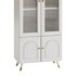 Cabinet Included White Closed Back Wooden Standard Bookcase 2 - Thumbnail 8