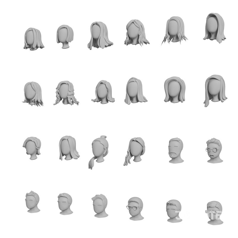 Base Haircuts All Style (Pack of 24) Image 7