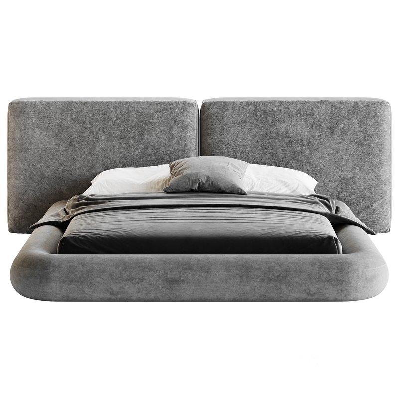 Cullen Suede Fabric Contemporary Minimalist Image 9