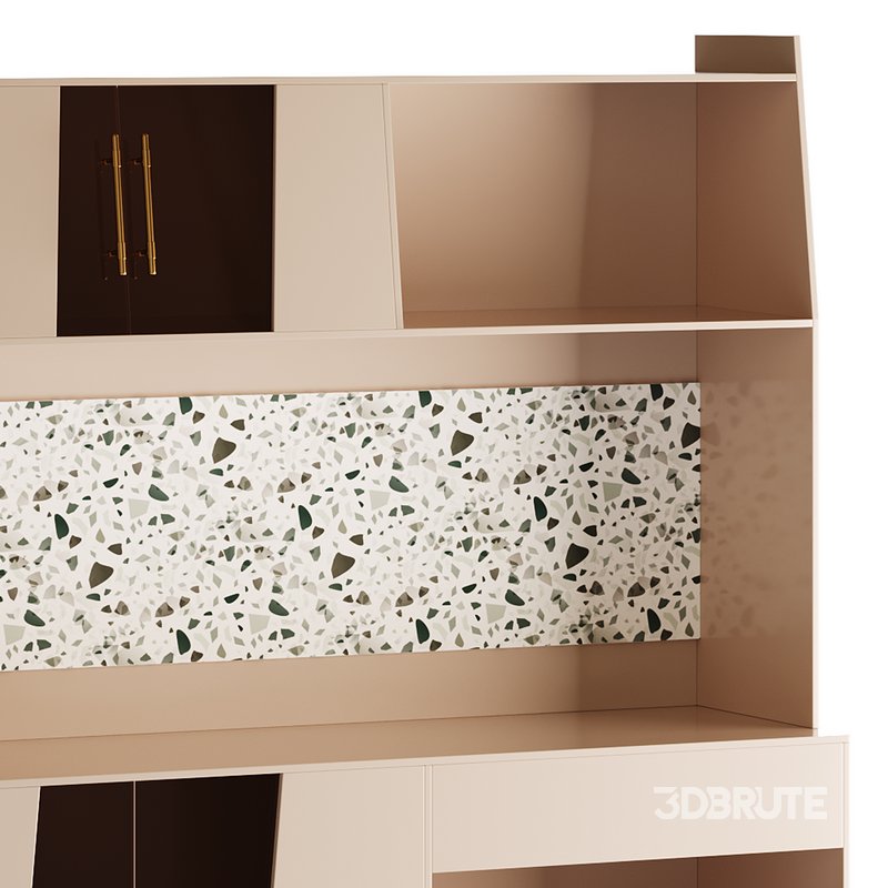 Cabinet with high shelves for the kitchen Image 9