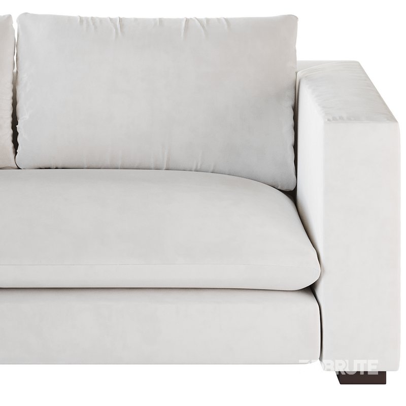 DESEO COPPER BROWN PERFORMANCE VELVET SOFA Image 9