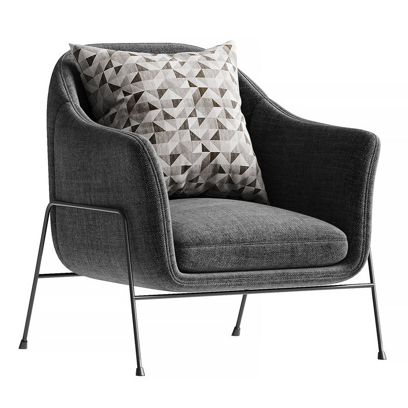 Armchair Wiley Ivory Image 2