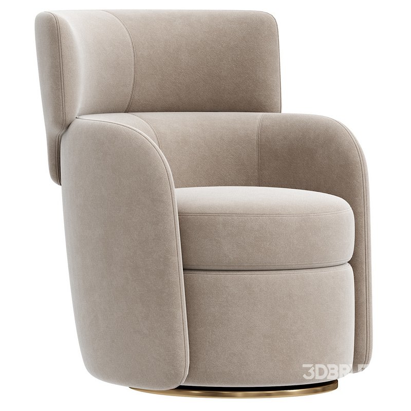 Ditre Italia Claire Swivel Armchair Image 3