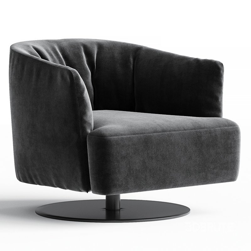 DIGA Swivel armchair By NICOLINE Image 1