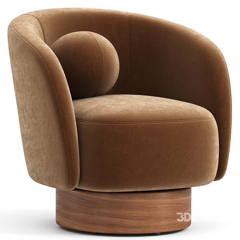 Armchair Chaise Pivotante Modern Image 1