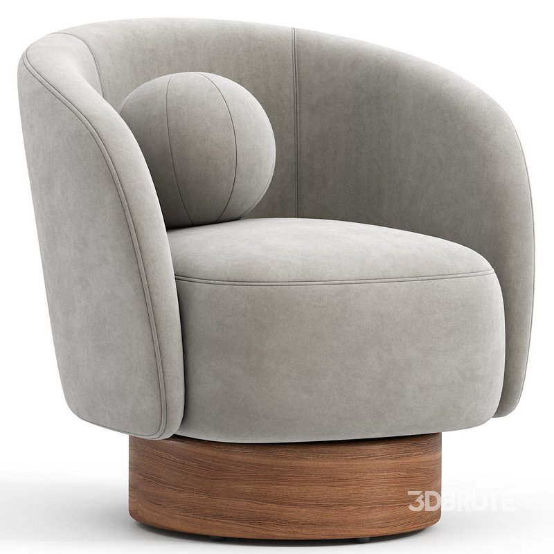 Armchair Chaise Pivotante Modern Image 3
