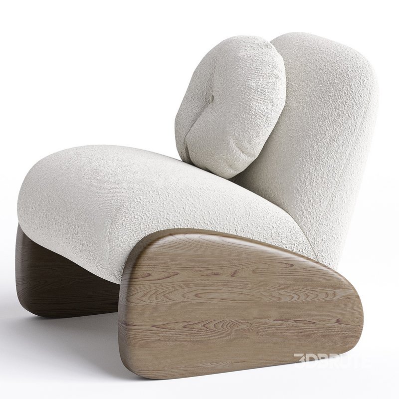 Armchair Bernhardt Noah Fabric Image 2